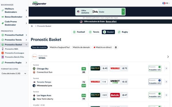 Meilleurs sites de pronostics de basketball en France : notre verdict 2026